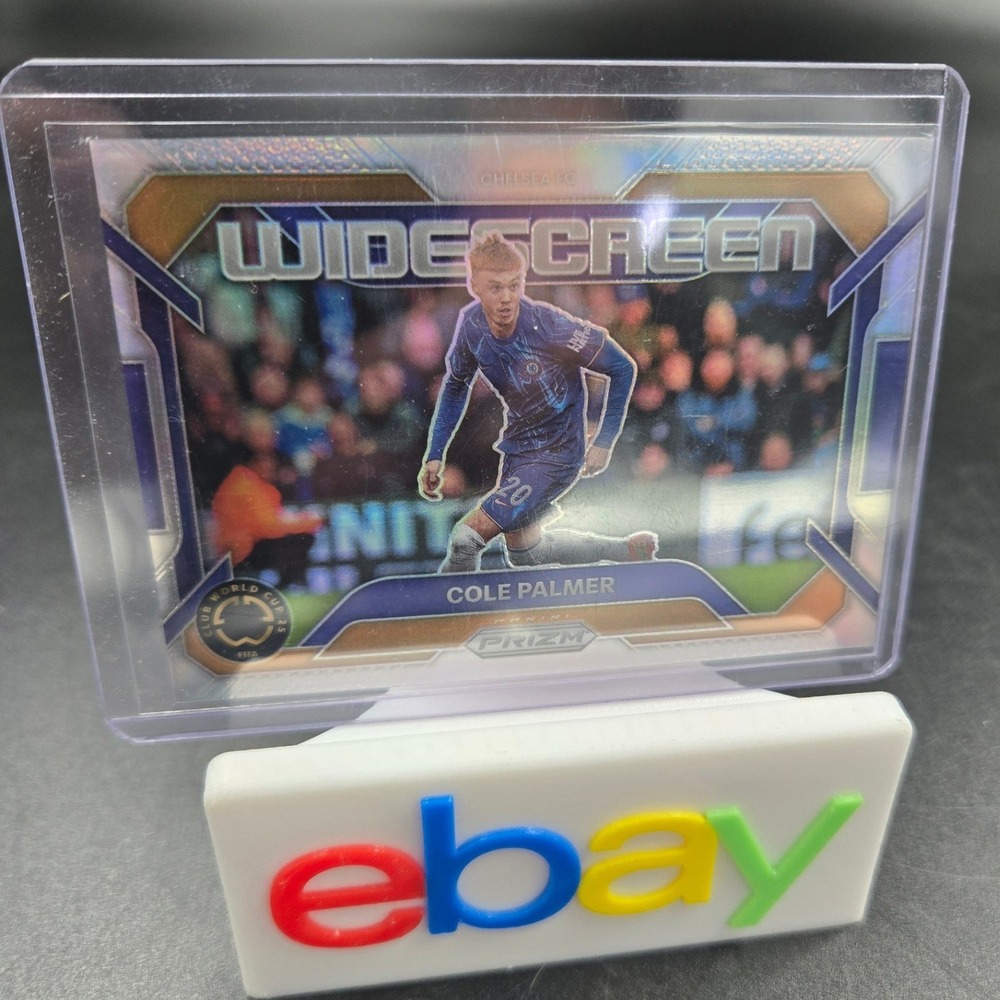Cole Palmer 2025 Panini Prizm Widescreen Chelsea FC Silver Prizm Insert No. 7